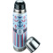 Anchors & Stripes Thermos - Lid Off