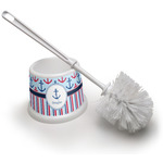Anchors & Stripes Toilet Brush (Personalized)