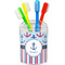 Anchors & Stripes Toothbrush Holder (Personalized)
