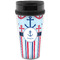 Anchors & Stripes Acrylic Travel Mug without Handle (Personalized)