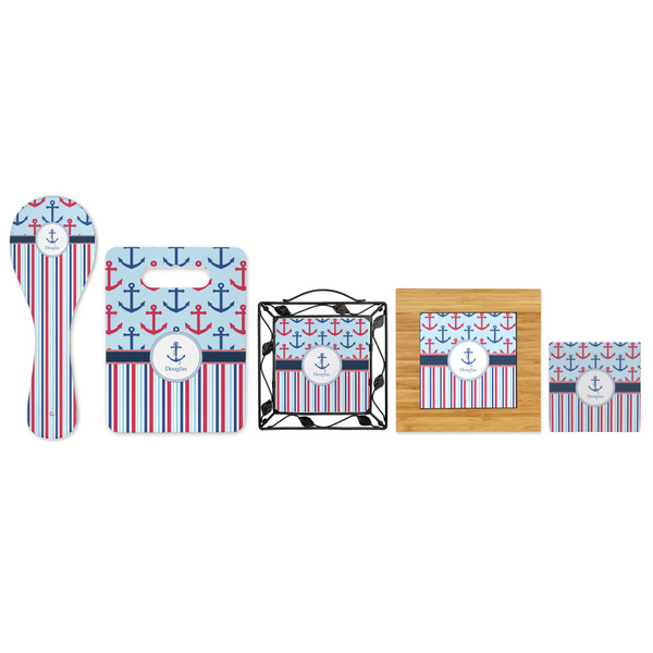 Anchors & Stripes Trivets