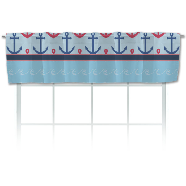 Custom Anchors & Stripes Valance