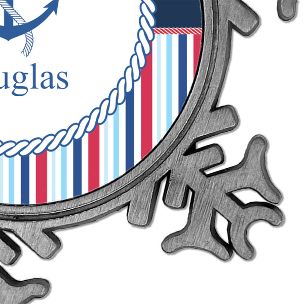 Anchors & Stripes Vintage Snowflake - Detail