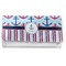 Anchors & Stripes Vinyl Check Book Cover - Front