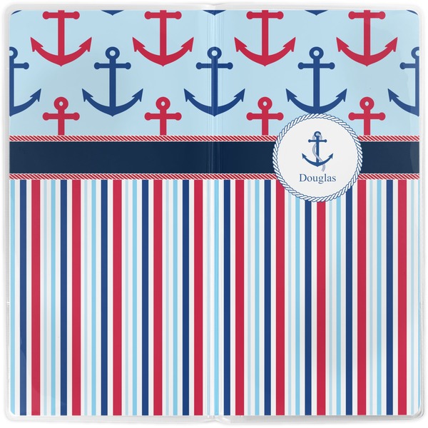 Anchors & Stripes Vinyl Document Wallet - Apvl