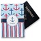 Anchors & Stripes Vinyl Passport Holder (Personalized)