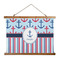 Anchors & Stripes Wall Hanging Tapestry - Wide (Personalized)
