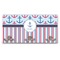 Anchors & Stripes Wall Mounted Coat Hanger - Front View