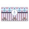 Anchors & Stripes Wall Mounted Coat Rack (Personalized)