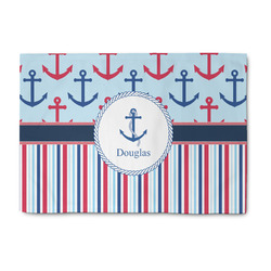 Anchors & Stripes Washable Area Rug (Personalized)