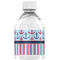 Anchors & Stripes Water Bottle Label - Back View