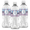 Anchors & Stripes Water Bottle Labels - Front View
