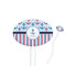Anchors & Stripes Oval Plastic Stir Sticks (Personalized)