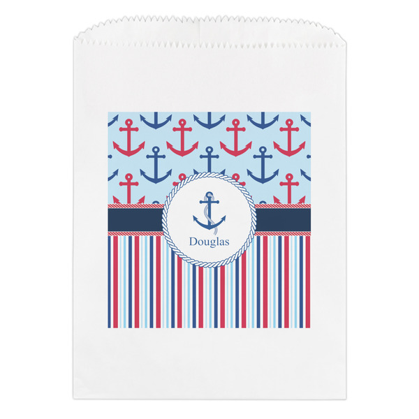 Custom Anchors & Stripes Treat Bag (Personalized)