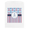 Anchors & Stripes White Treat Bag - Front View
