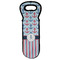 Anchors & Stripes Wine Tote Bag (Personalized)