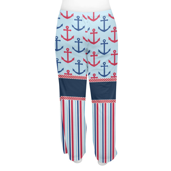 Anchors & Stripes Women's Pj on model - Back