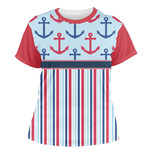 Anchors & Stripes Women's Crew T-Shirt - Small
