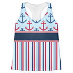 Anchors & Stripes Womens Racerback Tank Top - 2X Large