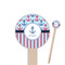 Anchors & Stripes Round Wooden Food Picks (Personalized)