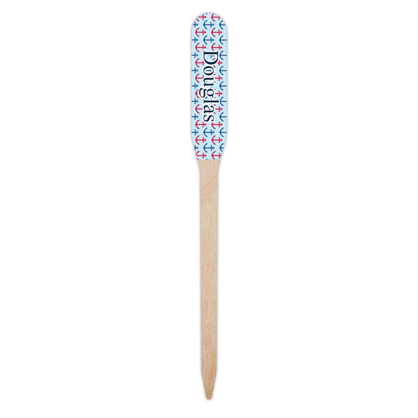 Anchors & Stripes Wooden Food Pick - Paddle - Single Pick