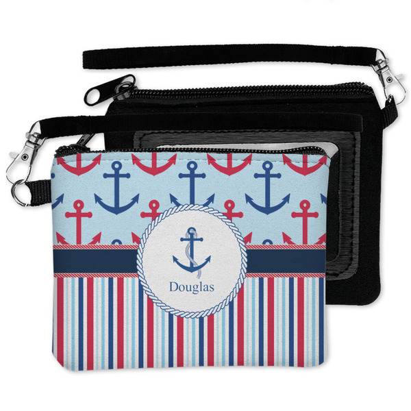 Anchors & Stripes Wristlet ID Cases - MAIN