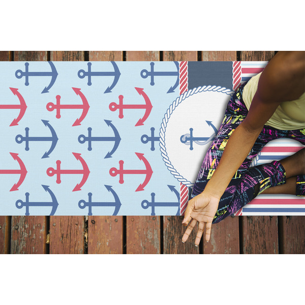 Anchors & Stripes Yoga Mats - LIFESTYLE