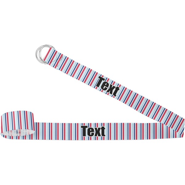 Custom Anchors & Stripes Yoga Strap (Personalized)