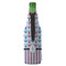 Anchors & Stripes Zipper Bottle Cooler - BACK (bottle)