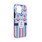 Anchors & Stripes iPhone Case - Rubber Lined - iPhone 13 Mini (Personalized)