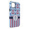 Anchors & Stripes iPhone Case - Rubber Lined - iPhone 14 Pro Max (Personalized)