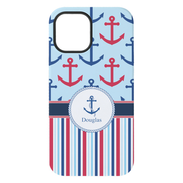 Anchors & Stripes iPhone 15 Plus Tough Case - Back