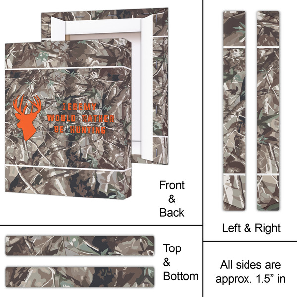 Hunting Camo 11x14 - Canvas Print - Approval