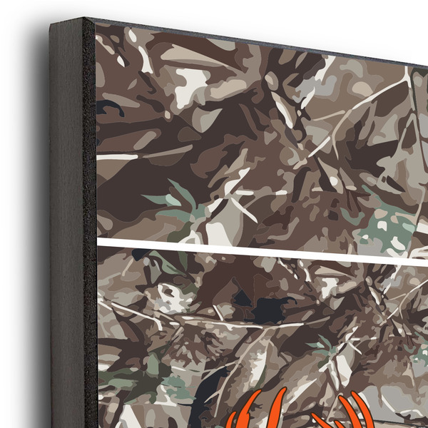 Hunting Camo 11x14 Wood Print - Closeup