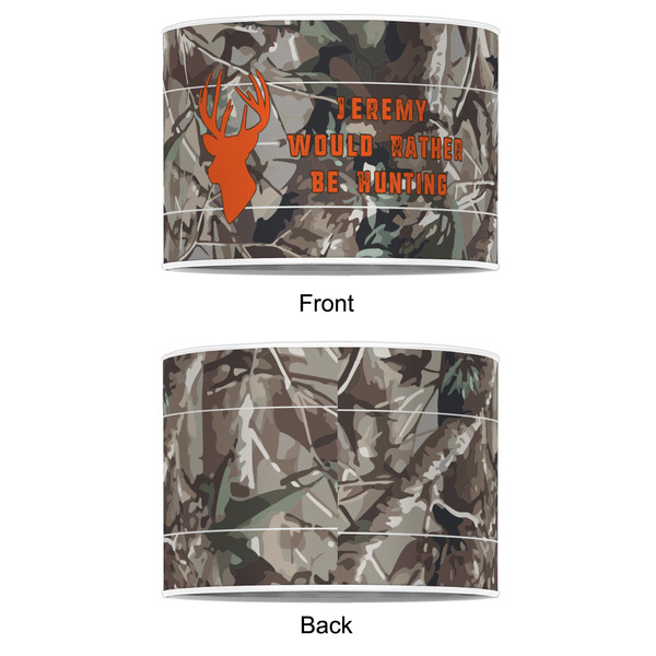 Hunting Camo 12" Drum Lampshade - APPROVAL (Poly Film)