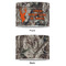 Hunting Camo 12" Drum Lampshade - APPROVAL (Poly Film)