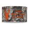 Hunting Camo 12" Drum Lampshade - FRONT (Poly Film)