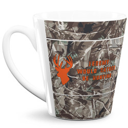 Hunting Camo 12 Oz Latte Mug (Personalized)