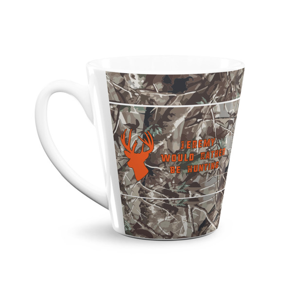 Hunting Camo 12 Oz Latte Mug - Front