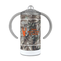 Hunting Camo 12 oz Stainless Steel Sippy Cup (Personalized)