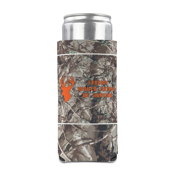 Hunting Camo 12oz Tall Can Sleeve - FRONT (on can)