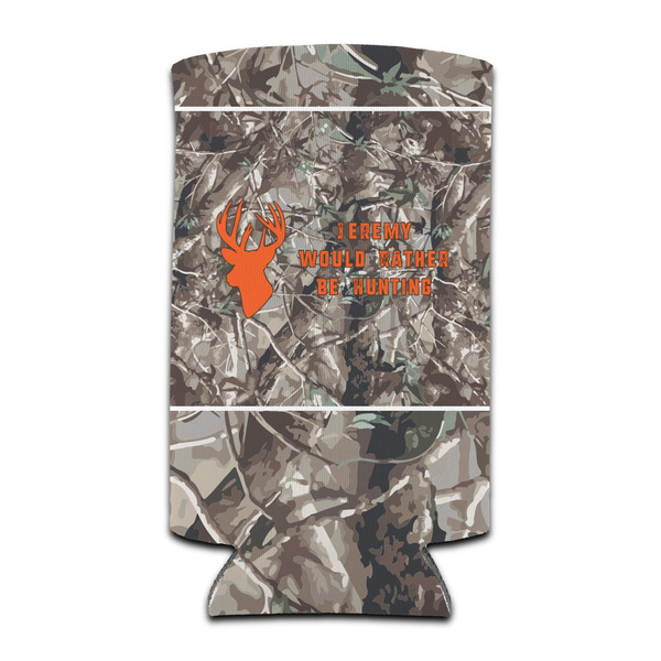 Custom Hunting Camo Can Cooler (tall 12 oz) (Personalized)