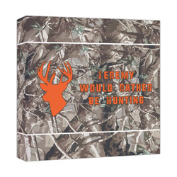 Hunting Camo Canvas Print - 12x12 (Personalized)