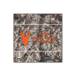 Hunting Camo Wood Print - 12x12 (Personalized)