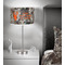 Hunting Camo 13 inch drum lamp shade - in room