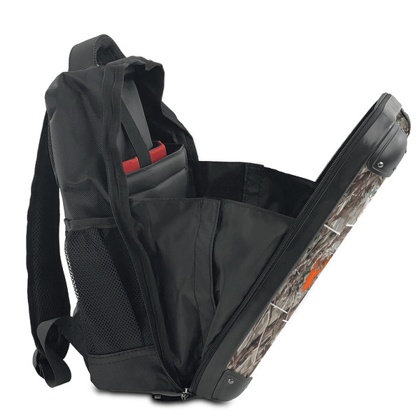Hunting Camo 15" Backpack - SIDE OPEN