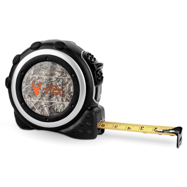 Hunting Camo 16 Foot Black & Silver Tape Measures - Front