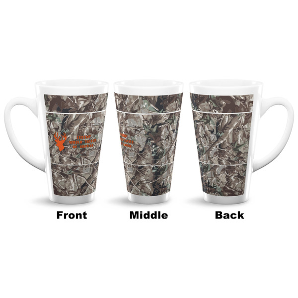 Hunting Camo 16 Oz Latte Mug - Approval