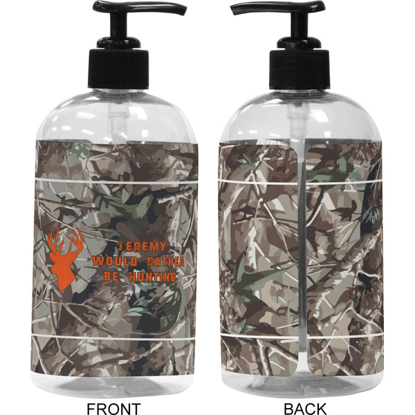 Hunting Camo 16 oz Plastic Liquid Dispenser (Approval)