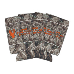Hunting Camo Can Cooler (16 oz) - Set of 4 (Personalized)